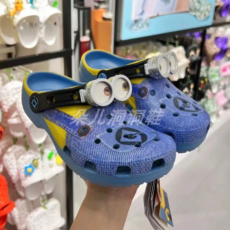 Minions Overalls Glasses Minions Despicable Me Adult Clogs Eva Beach Shoes Slip-On Sandals