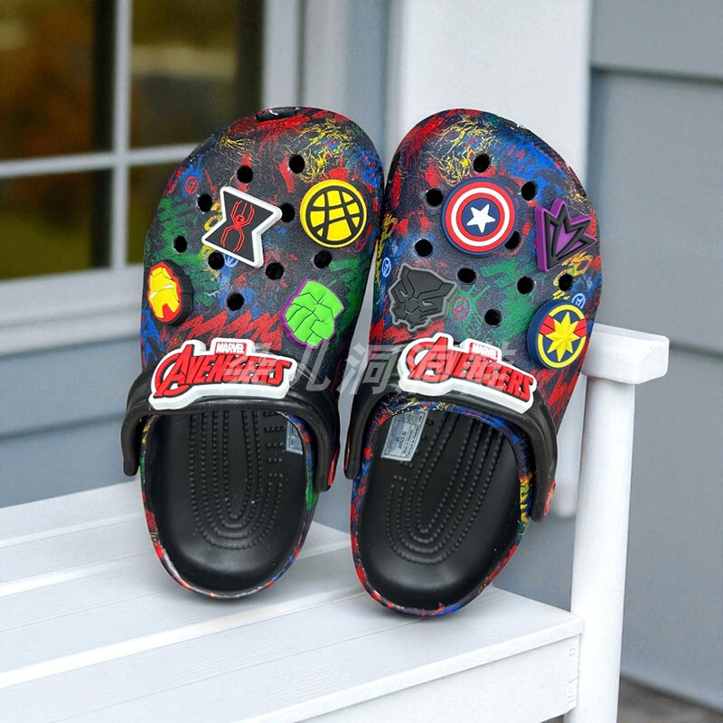 Marvel Avengers Co-Branded Clogs Eva Beach Shoes Lazy Sandals Slippers