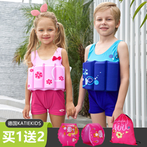 Childrens swimsuit Girl Boy Boy Girl Infant hot spring beach sunscreen one-piece baby buoyancy swimsuit