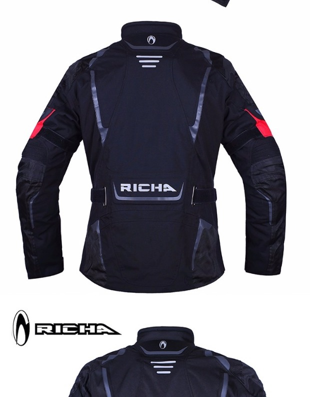 Knight net Bỉ RICHA đi xe máy phù hợp với không thấm nước ấm đua xe phù hợp với quần áo chống vỡ Knight quần áo 3 mùa - Xe máy Rider thiết bị găng tay da đi xe máy