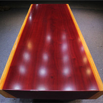 Size: 207-74-10 red flower pear large plate New Chinese solid wood tea table chair combined desk table painting case