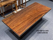 Size: 215 * 98 * 6 5 South American walnuts wood solid wood large plate full square desk table desk tea table