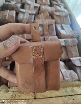 Stock old goods sea factory in 1960 62 Type 51 type 65 Four-purpose finger North needle cowhide box Universal head layer cowhide