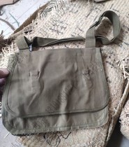 Stock 3536 factory 1970 65 kale small satchel schoolbag military satchel red age nostalgic classic