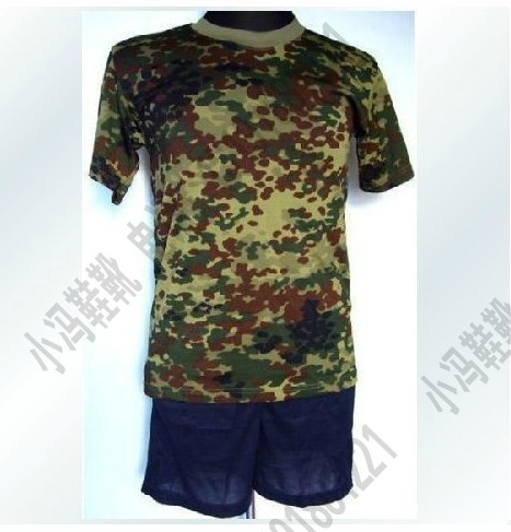 Inventory old goods 01 camouflage dry body set camouflage vest camouflage half sleeve training suit