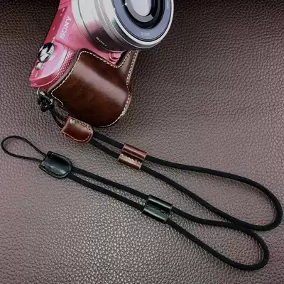Single-eye micro-single-eye camera digital camera lanyard wristband leather hand rope for Sony Fuji Auba Canon hand rope