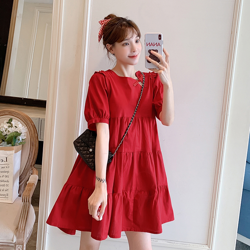 Plus-Size Trendy Youthful Babydoll Dress for Women, Summer 2026 New Fairy-Like Super Fairy Style Mid-Length Dress