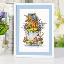 Big windmill cross stitch 2021 New thread embroidery hand embroidered small pieces living room household bedroom simple modern