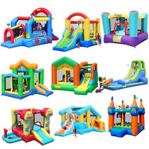 Naughty Fort childrens bouncy castle home game house inflatable castle indoor small park indoor equipment small