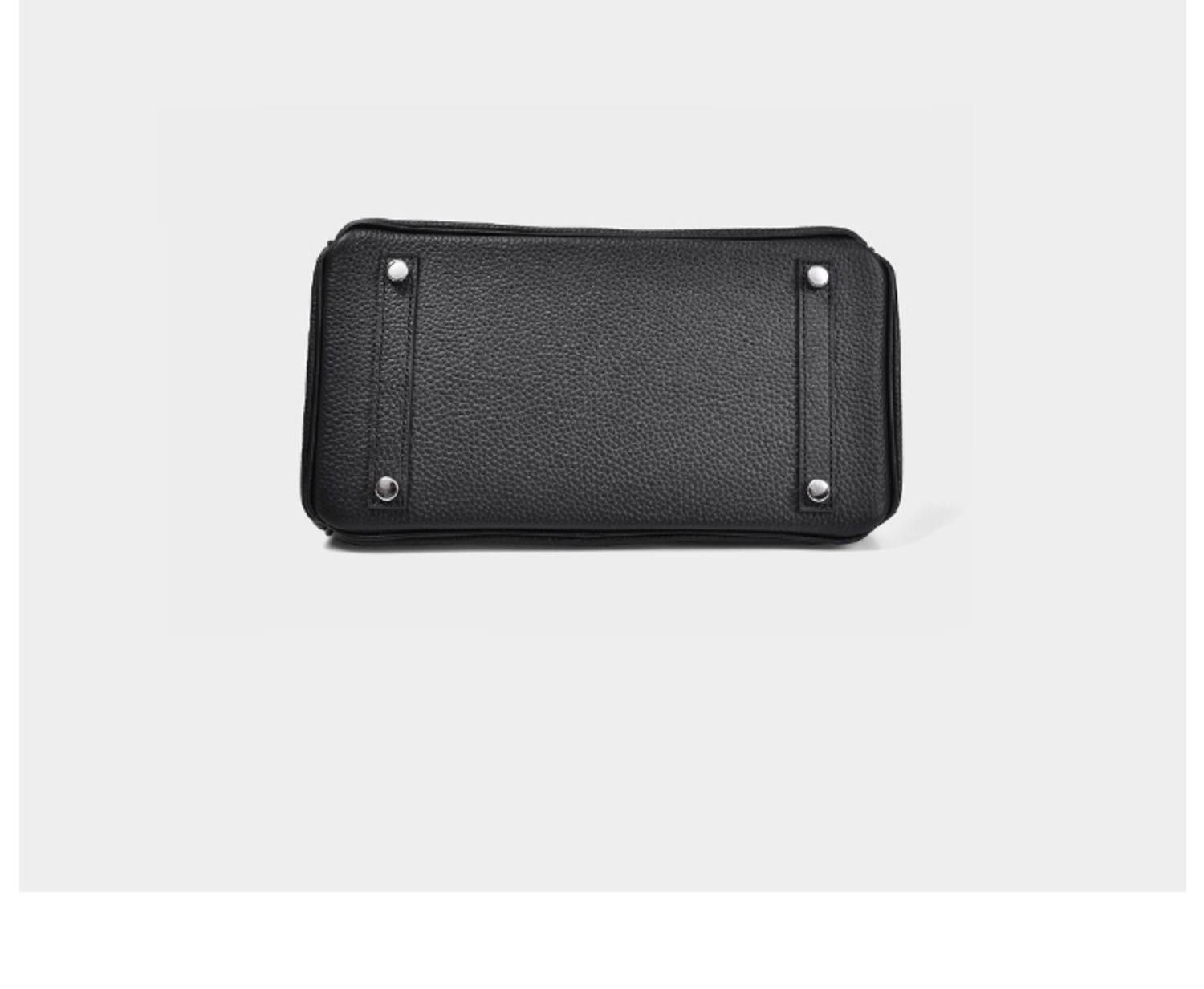 Accessories - Sac Birkina en Cuir Togo - Finitions argentées
