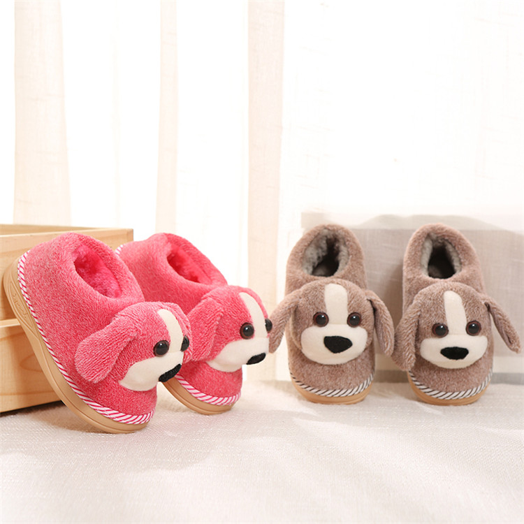 Chaussons enfants en suède pour hiver - semelle caoutchouc - Ref 1031076 Image 11