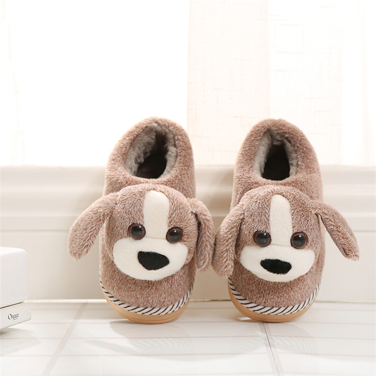 Chaussons enfants en suède pour hiver - semelle caoutchouc - Ref 1031076 Image 19