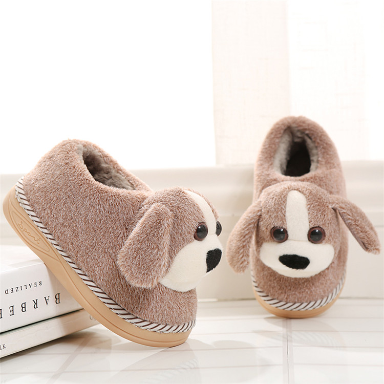Chaussons enfants en suède pour hiver - semelle caoutchouc - Ref 1031076 Image 18