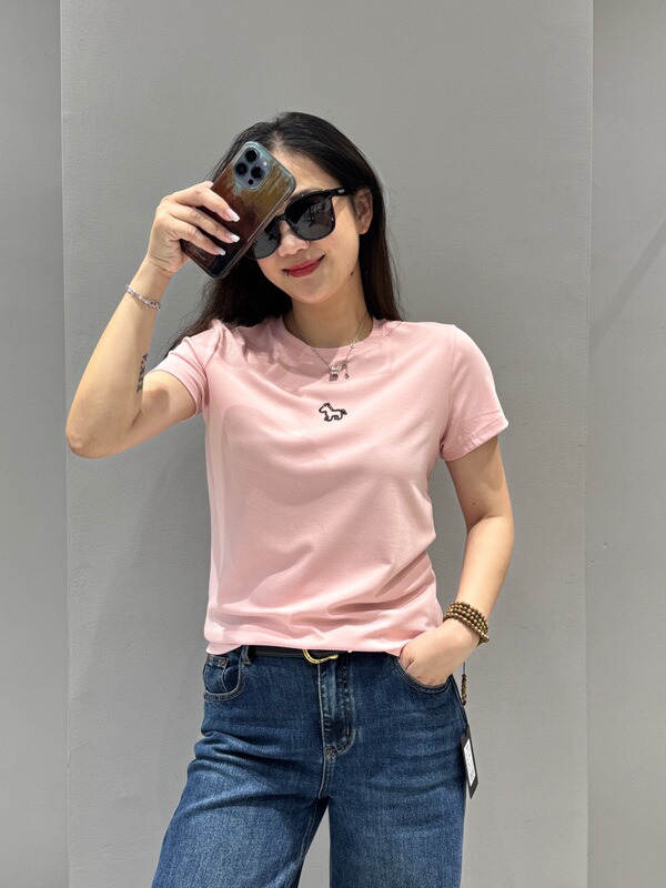 Korean Manchester City 2026 Summer New Model Pony Pattern Rhinestone Premium Siro-Spun Cotton Trendy Casual Fashion T-Shirt