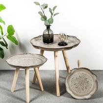 Nordic Wind Minima Small Tea Table Modern Creative Home Pendulum Pieces Living-room Round Table Bedroom Sofa Trim a few