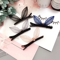 Adult Lace Rabbit Ear hairclip Jewelry Side Clip Bow Hairpin Bow Hairpin Korean Blimpet Top Clip Headwear