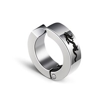 No earbuds male and female ear clips Japan and South Korea student male fashion fake earrings single magnet fake ear button false earrings