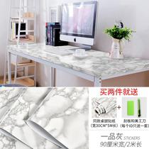 Creative Waterproof Sticker Countertop marble grain Self-adhesive Table Stickler Wood Grain Decoration Cling Film Furniture Wall Sticker Tabletop Renovation