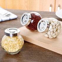 Glass bottle with lid Cork sealed can small reagent bottle transparent small bottle drift bottle sample bottle creative