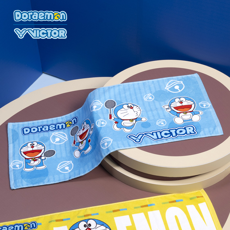 Victor Victory Badminton Towel 2025 Doraemon Collaboration Sweat-Absorbent and Breathable Tw511Drm Victor Victory Badminton Towel 2025 Doraemon Collaboration Sweat-Absorbent and Breathable Tw511Drm