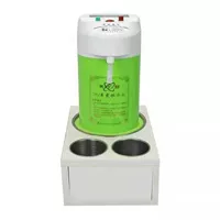 Цилиндрический цифровой дисплей + деревянная база