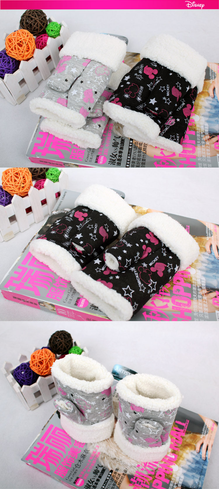 Gants pour fille DISNEY en coton - Ref 2150401 Image 8