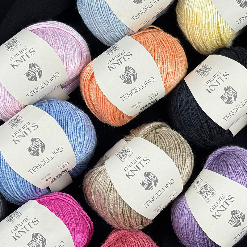 Tencellino Tencel Linen Yarn, Cool Handmade Yarn for Spring and Summer, Lanagrossa Imported Knitting Yarn