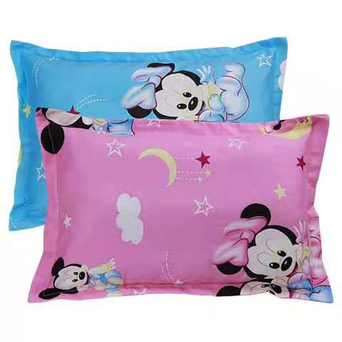 Removable wash full cotton cartoon children pillows 1 pure cotton pillowcase pearl cotton pillow core size 30X45cm