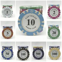 Mahjong chip coin Baccarat chess room mahjong with high-end chips Texas poker chip coin exchange card tokens