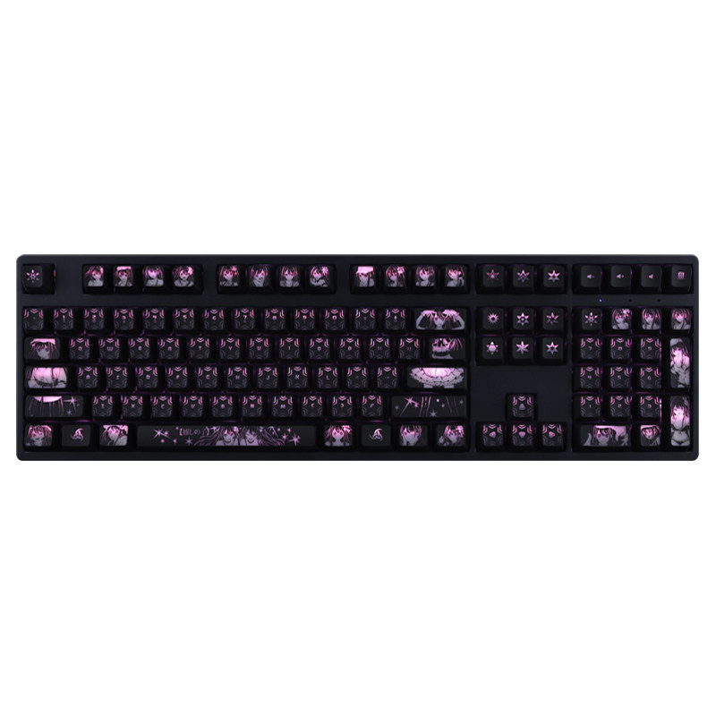 Kiitos♡ 1 Set Oshi No Ko Hoshino Ai Backlit Keycaps For Logitech G610 G