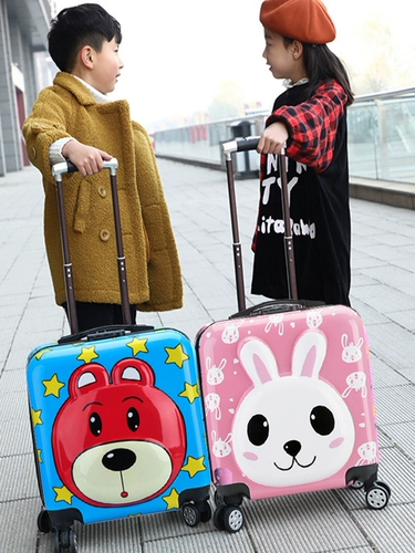 Мультяшный универсальный детский чемодан подходит для мужчин и женщин, 20 дюймов