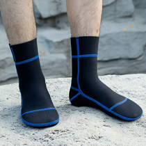 Spot 3MM Abrasion Resistant Diving Socks Male Swimming Warm Deep Diving Socks Waterproof Material Long Cylinder Non-slip Beach Socks Woman