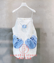 Little Buddha PV last 2021 summer PV2112006010 three-dimensional flower bud rainbow strap pants shorts 1299