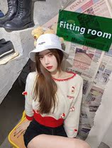 Designer 13demarzo covered Bear Sweater Short Knit Women Round Neck Top 2021 Spring Summer