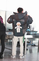 13demarzo bear hooded down jacket female nasa Joint astronaut loose jacket 2020 winter New