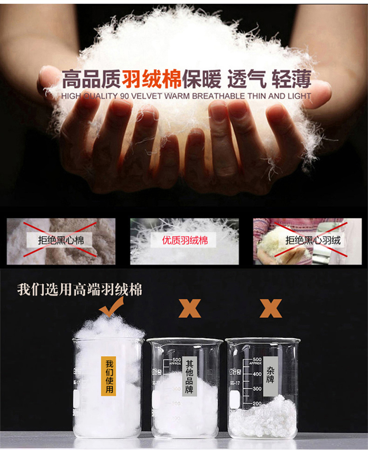 Áo chống mưa cho trẻ em đặc biệt xuống mùa thu và mùa đông trong áo cổ rộng cho trẻ em xuống áo vest cotton phiên bản Hàn Quốc của áo vest mặc ngoài áo gile len cho bé sơ sinh