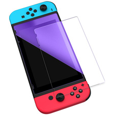 switch钢化膜 switch任天堂nintendo钢化膜全屏高清抗蓝光switch lite游戏机ns保护贴膜水晶透明保护游戏机保护套装膜