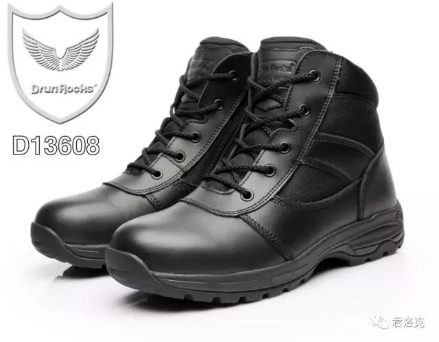 Jun Lock Battle Men's Tactical Boots Flight Boots Desert Boots Summer Black Land War Boots D13608