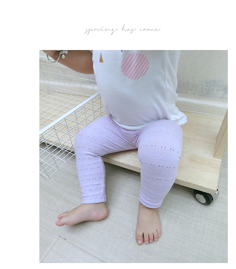 Bé gái bảy điểm xà cạp mùa hè muỗi mỏng phần bên ngoài mặc quần 0 a 3 tuổi 1 bé cotton 2 bó sát - Quần quần nỉ bé gái