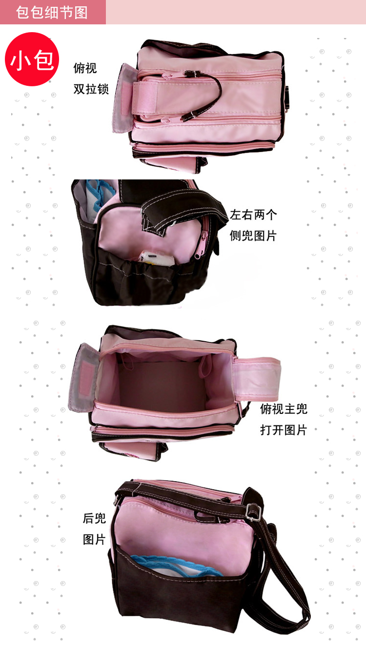 Carter M Mom Kích thước túi đa chức năng Mua theo yêu cầu Túi mẹ Túi đeo chéo Công suất lớn Sản phẩm dành cho bà mẹ và trẻ em túi đồ dùng cho bé yêu