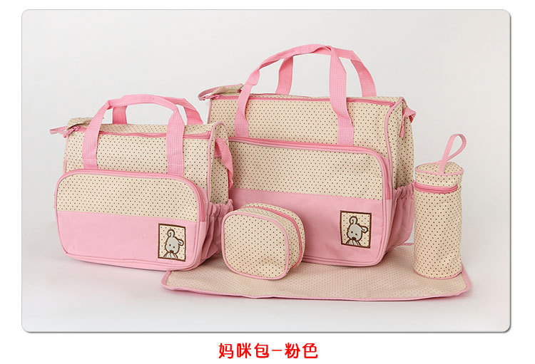 Đa chức năng công suất lớn xác ướp túi năm mảnh duy nhất vai chéo mẹ túi nhà máy sản xuất trực tiếp xác ướp túi túi bỉm sữa chính hãng