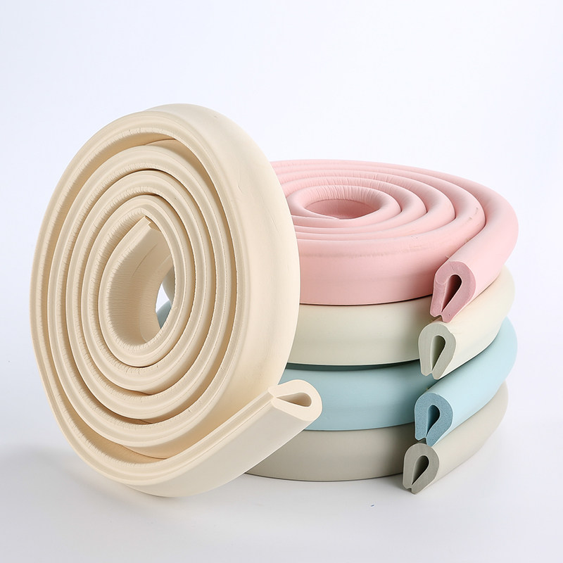 Strengthen children u type crash-resistant strips thickened glass tea table wrapping corner guard bar baby crash-proof strip anti-kowtow