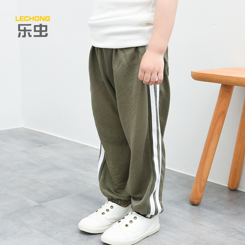 Chàng trai chống muỗi quần mùa hè quần cậu bé mỏng mùa hè quần lỏng lẻo trẻ em sweatpants childrens quần âu.