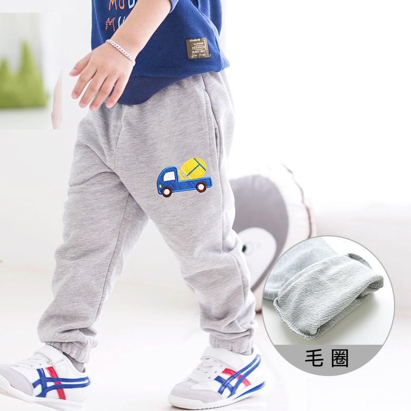 Chàng trai quần mùa thu quần mất quần bé trẻ em sweatpants 2-3-4 tuổi 5 năm của mùa xuân và mùa thu mỏng.