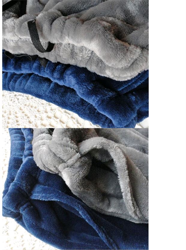 Mùa đông flannel nam và nữ ngủ quần dày ấm rộng lỏng nước lớn nhung san hô lông cừu nhà quần quần ấm mùa đông cho nữ