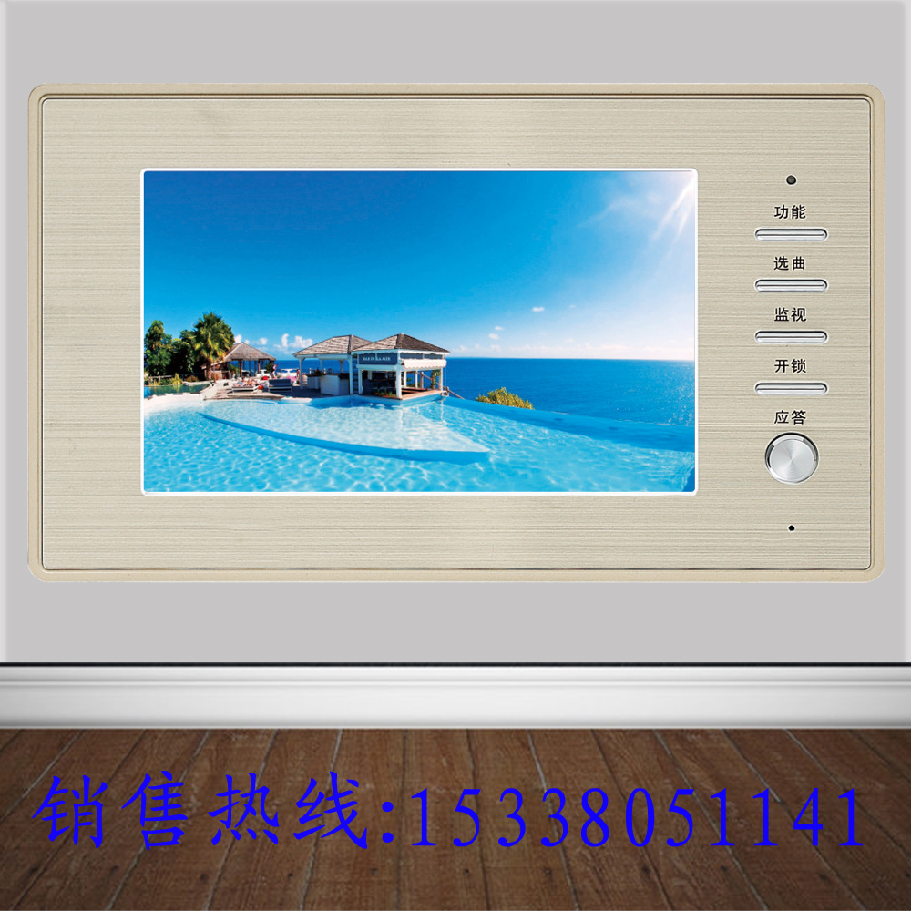 Jiadebao 7-inch video intercom extension video intercom doorbell building intercom doorbell indoor extension