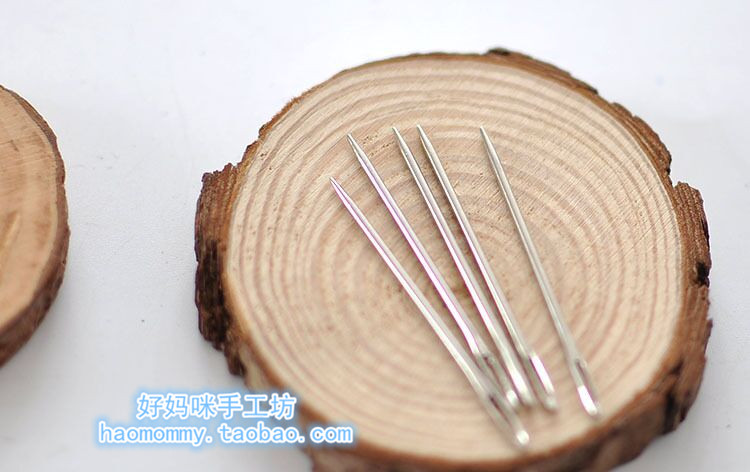 Metal big eye sweater sewing needle large thick wool needle shoes bag clothes hat DIY knitting needle 5 5cm