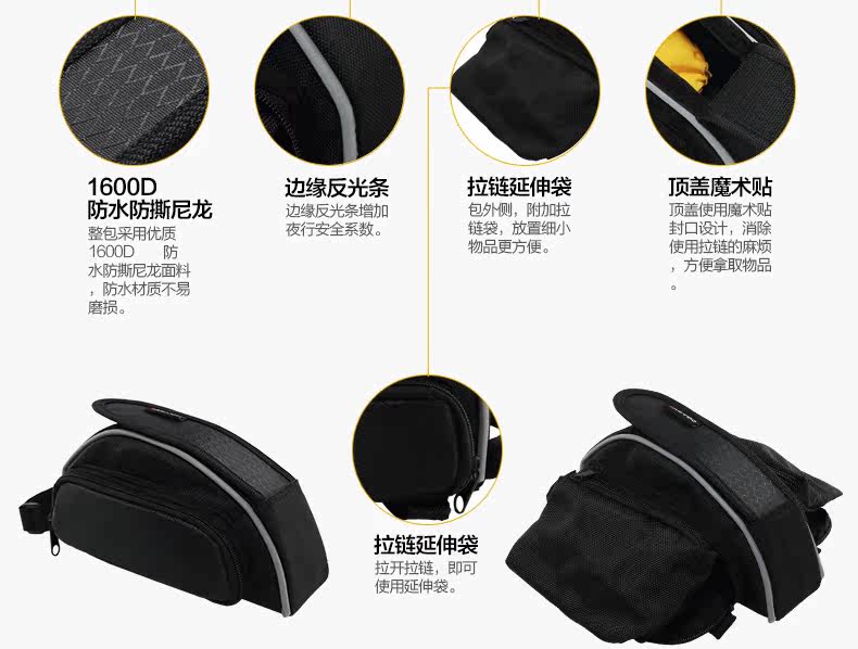 Sacoche pour vélo mixte EASYDO - Ref 2213141 Image 9