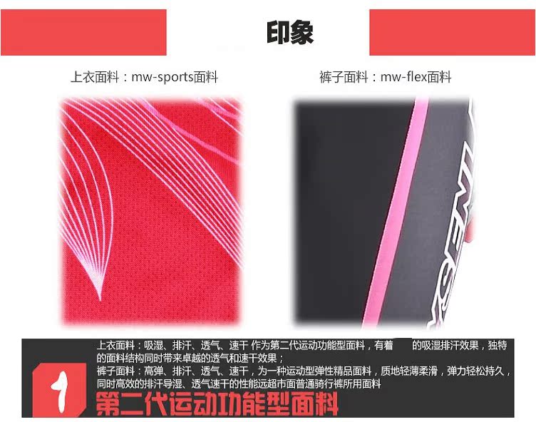 Tenue de cyclisme femme MYSENLAN - Ref 2216044 Image 47