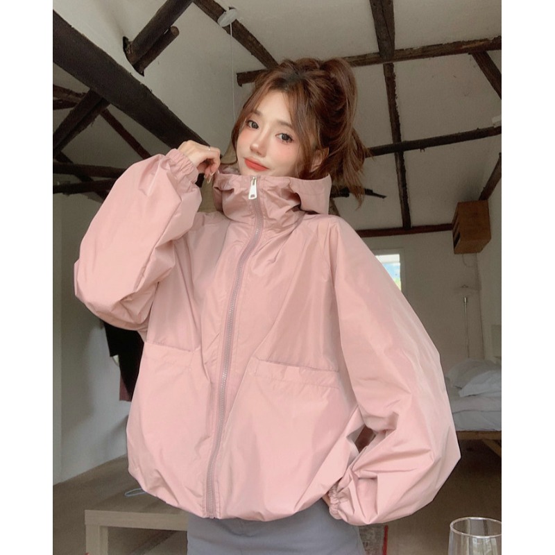抗 UV アイスシルク日焼け防止服女性の夏 2024 新しいサンシェードフード付きジャケットジャケットジャケットカーディガン